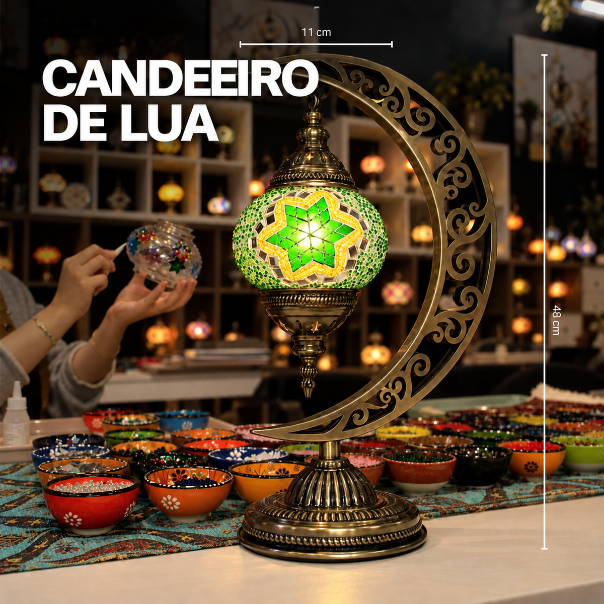 Workshop de Candeeiros de Mosaico em Lisboa
